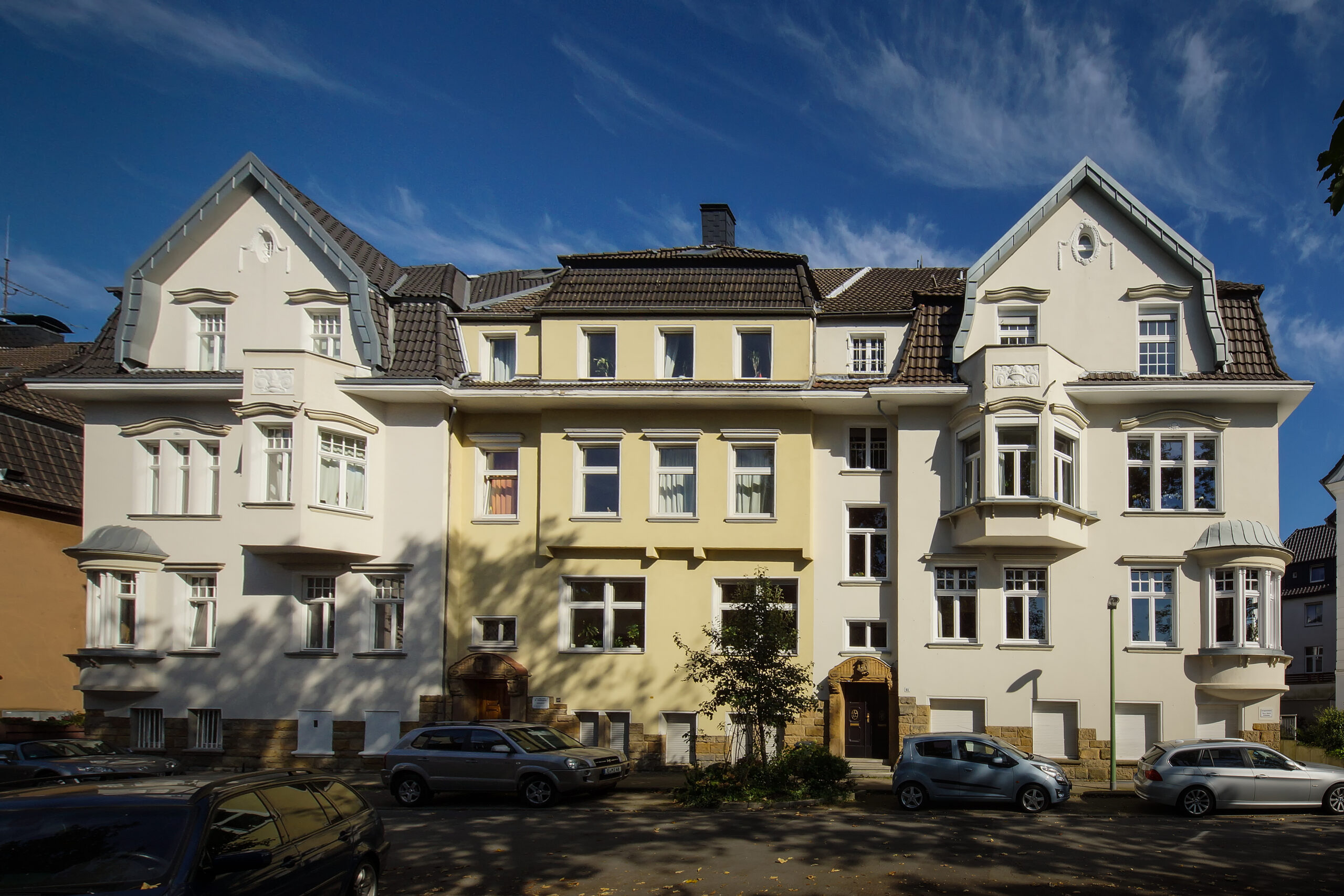 Wohnhäuser an der Kortumstraße in Essen-Rüttenscheid – Symbolbild